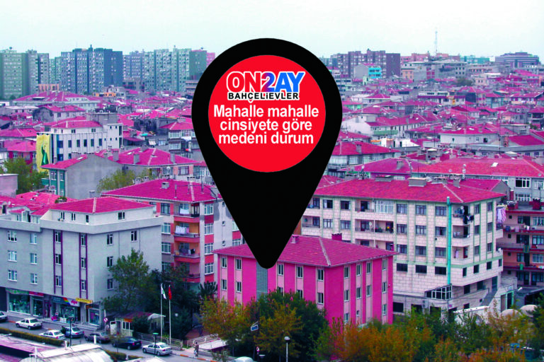 Bahçelievler mahalle mahalle cinsiyete göre medeni durumu