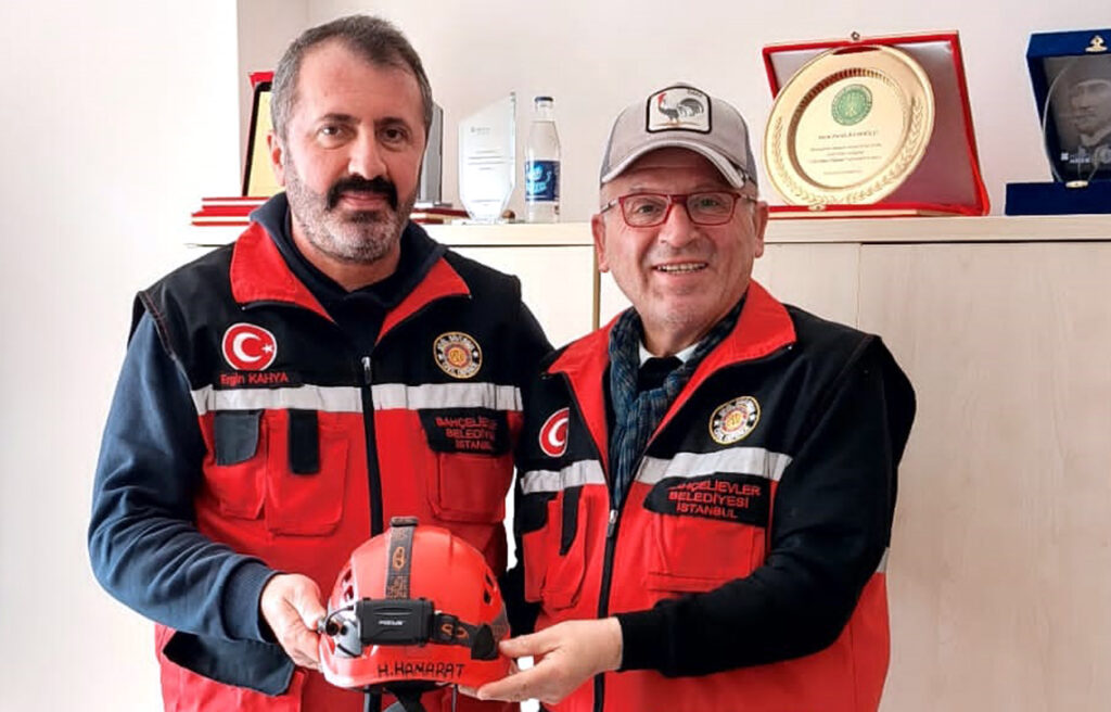 Bahçelievler Belediyesi Arama Kurtarma Birliği (AKB) Ergin Kahya görev