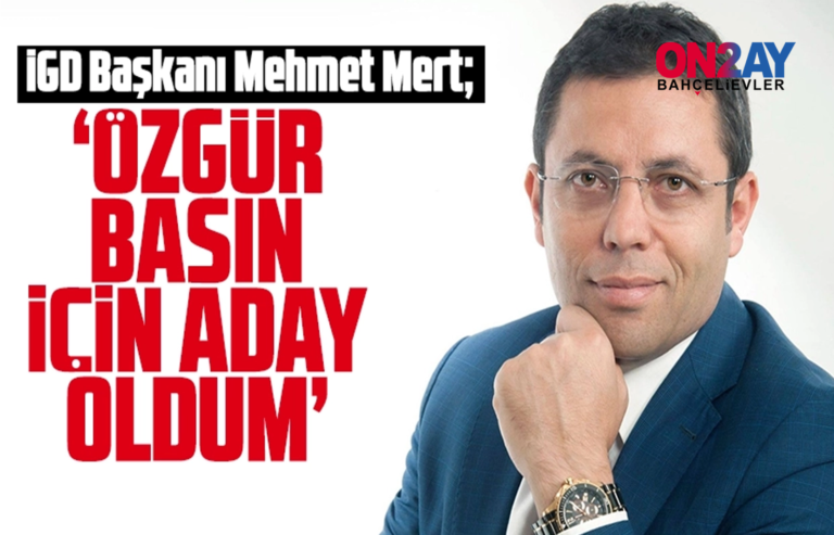 Mehmet Mert Özgür basın için adayım..