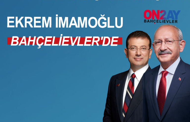 Ekrem İmamoğlu Bahçelievler'de..