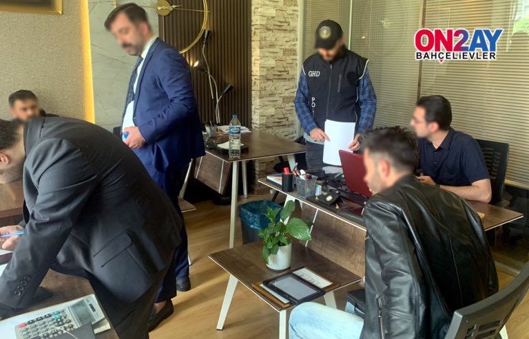 Bahçelievler'de sahte belge operasyonu