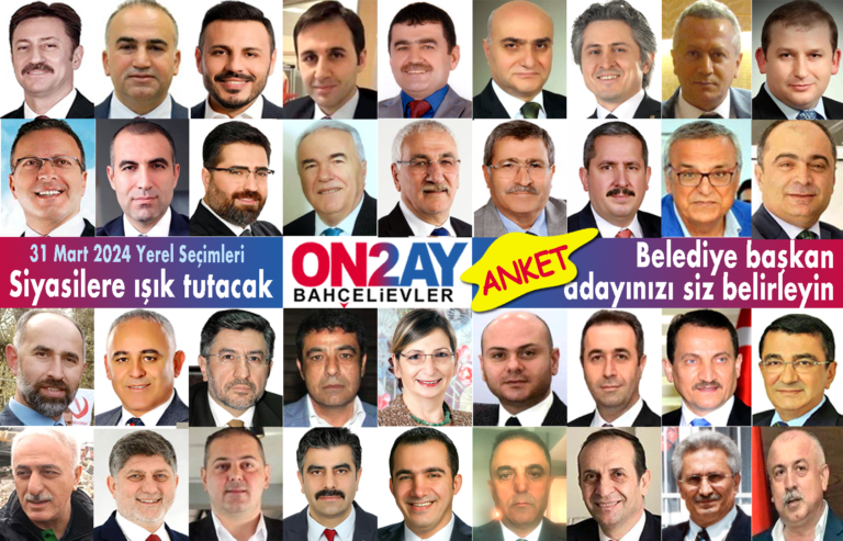 Bahçelievler Belediye başkanını halk belirliyor, anket