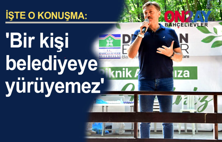 Bahçelievler Belediyesi Hakan Bahadır işçi