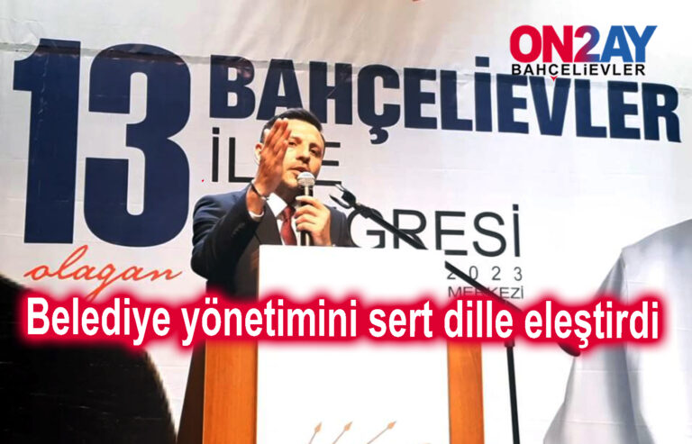 CHP Bahçelievler, Özgür Çelik kongre