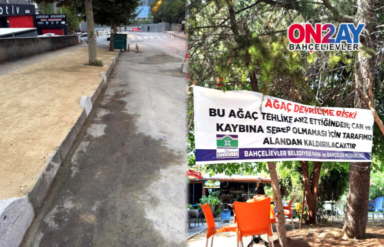 Yenibosna merkez mahallesi kaldırımlar yenilendi