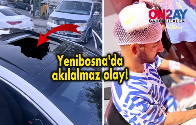 Yenibosna yanan tüp attı