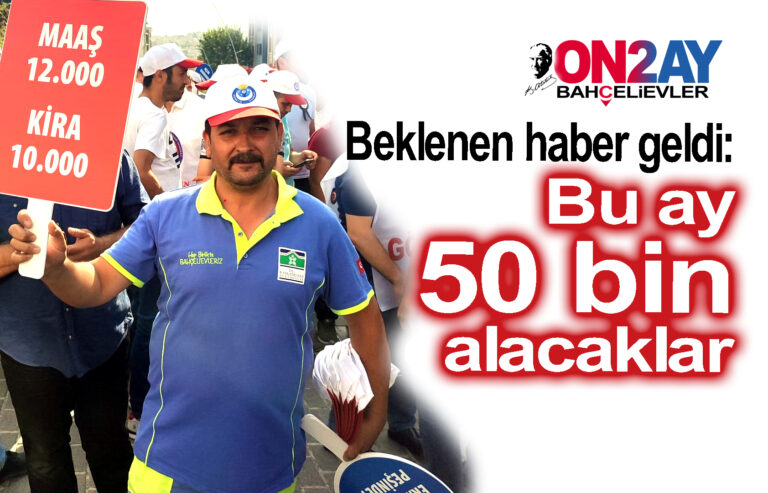 Bahçelievler belediye çalışan işçiler