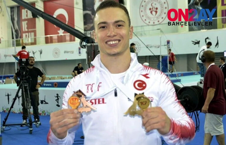 Milli jimnastikçi Ahmet Önder’den altın madalya