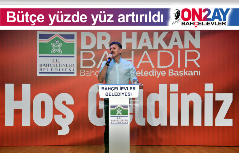 Bahçelievler belediyesi'nin bütcesi