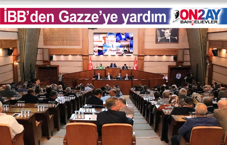 İBB’den Gazze’ye yardım