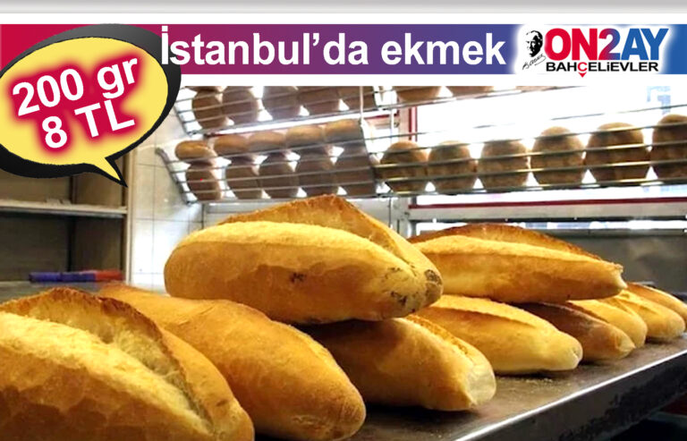 İstanbul'da ekmek zamlı