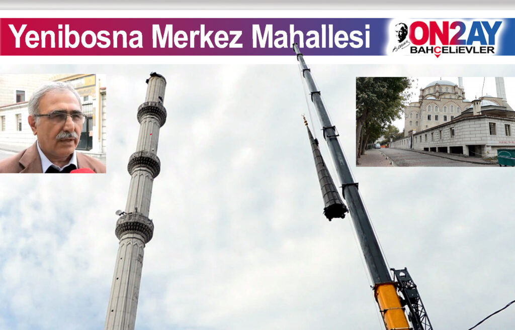 Yenibosna,Kuba Camii'nin minareleri kısaltılıyor copy