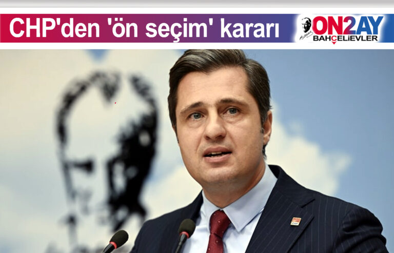 CHP'den 'ön seçim' kararı