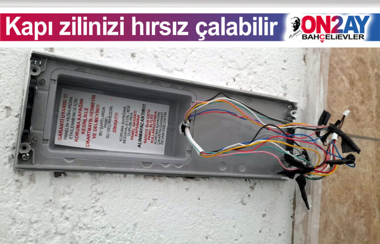 Kapı zilinizi hırsız çalabilir,