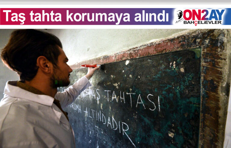 Taş tahta korumaya alındı