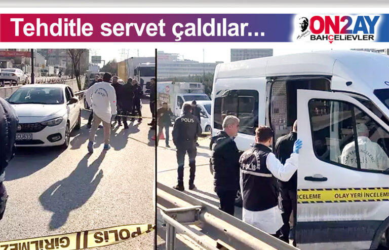 Yenibosna'da 6 milyon liralık gasp..