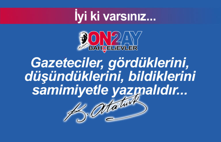 10 Ocak Çalışan Gazeteciler Günü