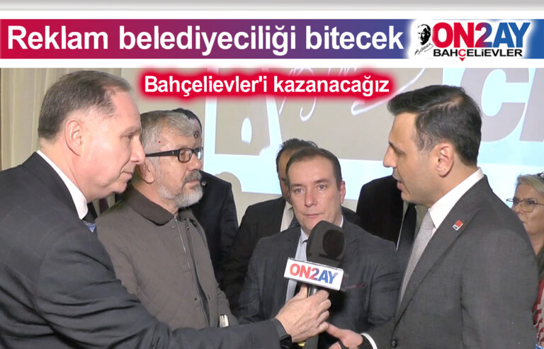 CHP İstanbul il başkanı Özgür Çelik, on2ay gazetesi