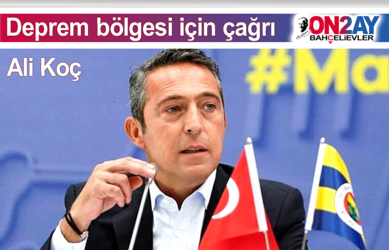 Fenerbahçe Başkanı Ali Koç Hatay