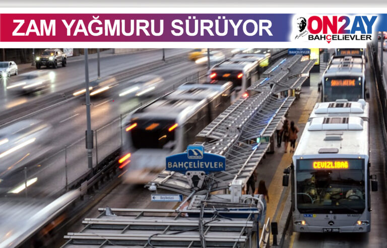 İstanbul'da toplu taşımaya zam