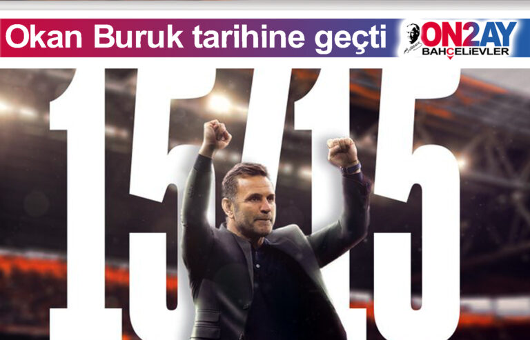 Okan Buruk tarihine geçti