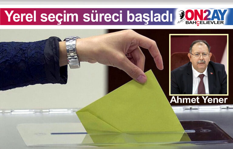 Yerel seçim süreci başladı