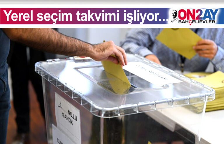 Yerel seçim takvimi işliyor..