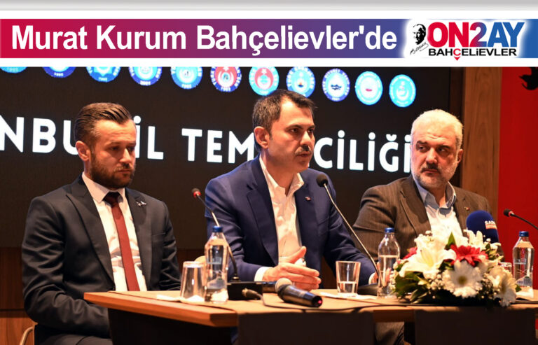 AK Parti İstanbul Büyükşehir Belediye Başkan Adayı Murat Kurum Bahçelievler'de