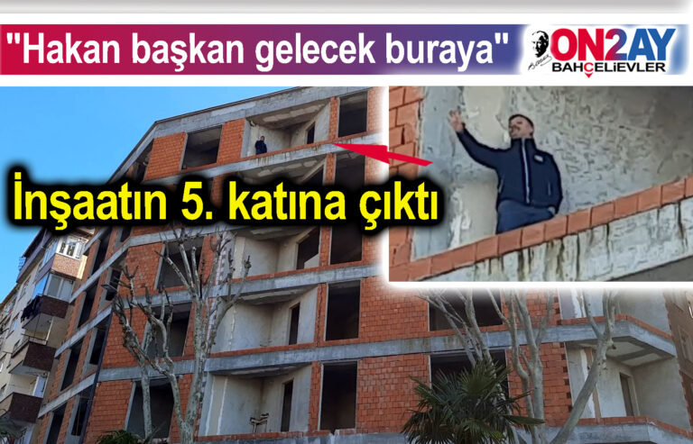 Bahçelievler belediye çalışanı işten atıdı inşaaata çıktı