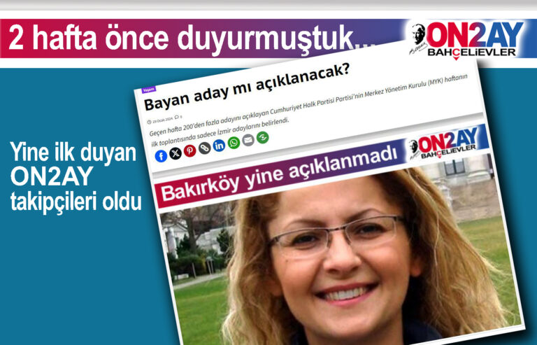 CHP Bakırköy belediye başkan adayı Ayşegül Özdemir Ovalıoğlu