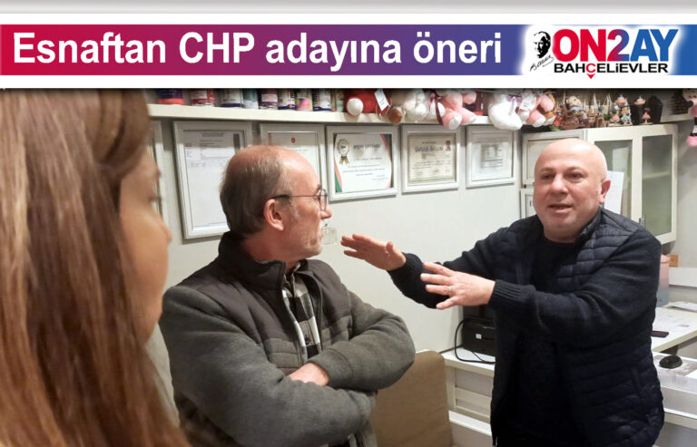 CHP Emine Gülizar Emecan, İsmail Başaran çiçekçiler1