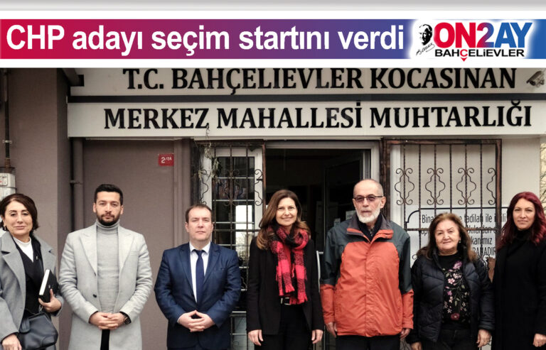 CHP adayı seçim startını verdi