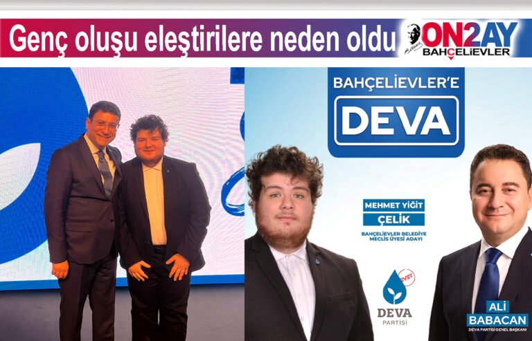 DEVA Partisi Bahçelievler Belediye Meclis Üyesi, Mehmet Yiğit Çelik