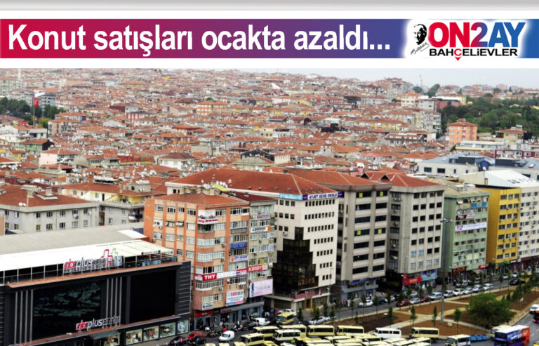 Konut satışları ocakta azaldı
