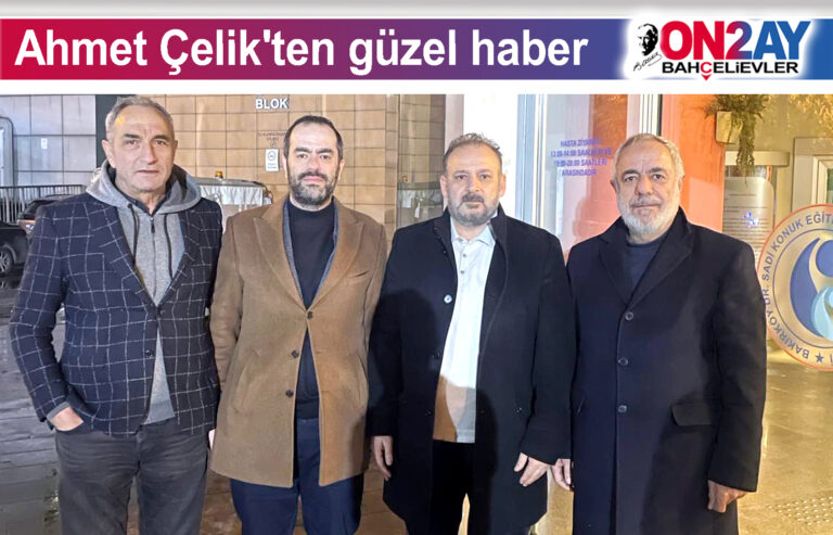 Ahmet Çelik'ten güzel haber