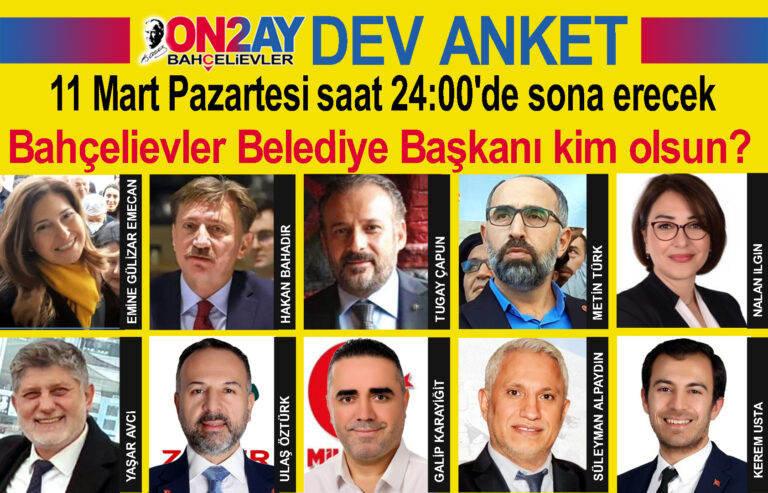 Bahçelievler belediye başkan anketi copy
