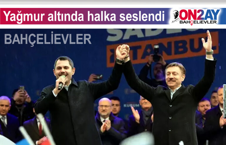 Murat Kurum Bahçelievler'de