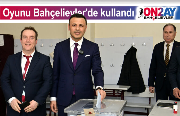 Oyunu Bahçelievler'de kullandı