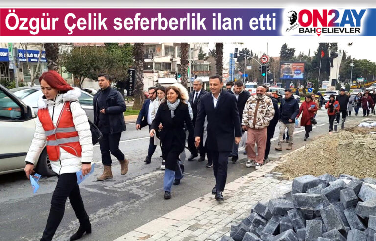 Özgür Çelik seferberlik ilan etti