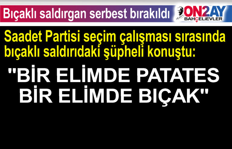 Saadet Partililere saldırı