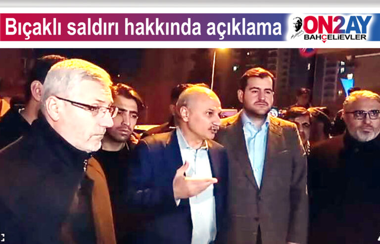 Saadet Partisi Bahçelievler, Bıçaklı saldırı hakkında açıklama