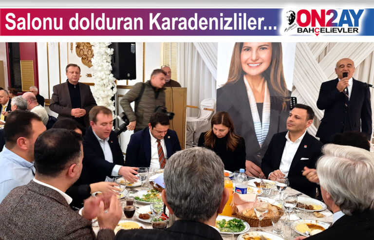 Salonu dolduran Karadenizliler, adayımız Emine Gülizar Emecan dedi