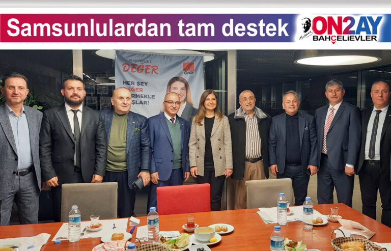 Samsunlulardan tam destek