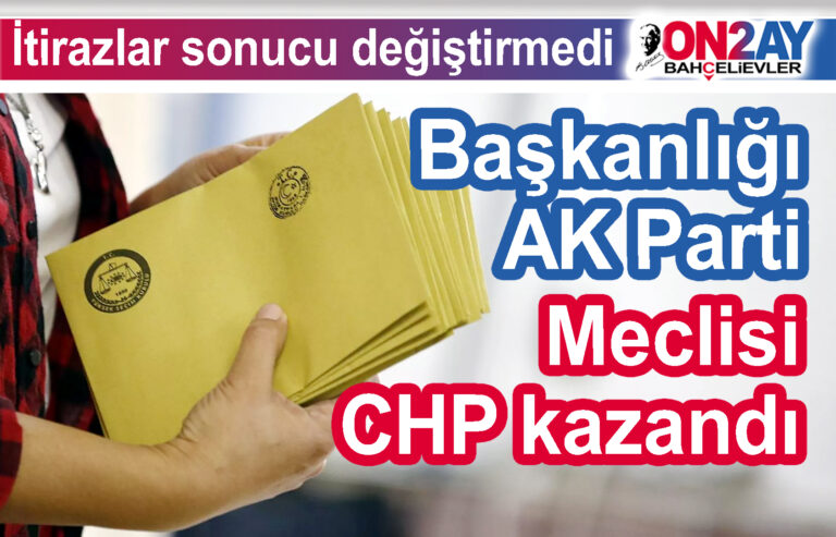 Bahçelievler seçim sonuçları, AK Parti, CHP