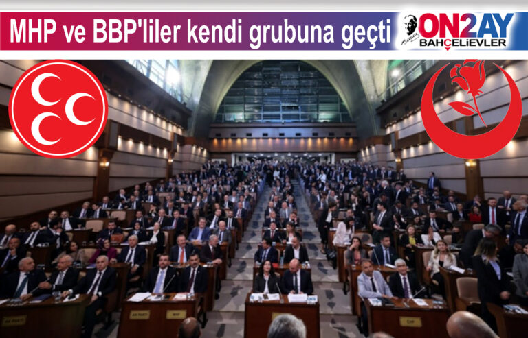 Cumhur İttifakı, İBB, MHP ve BBP'liler kendi grubuna geçti