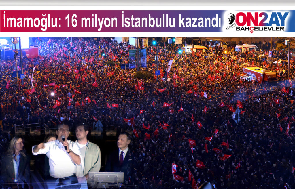 Ekrem İmamoğlu tekrar kazandı