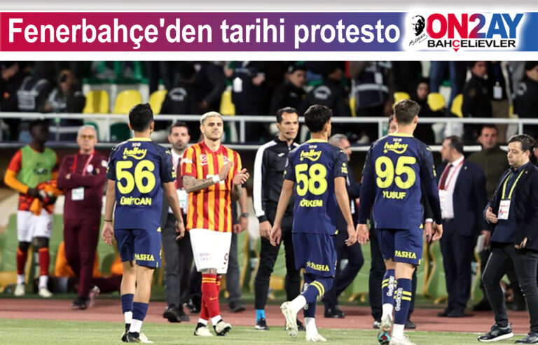 Fenerbahçe'den tarihi protesto
