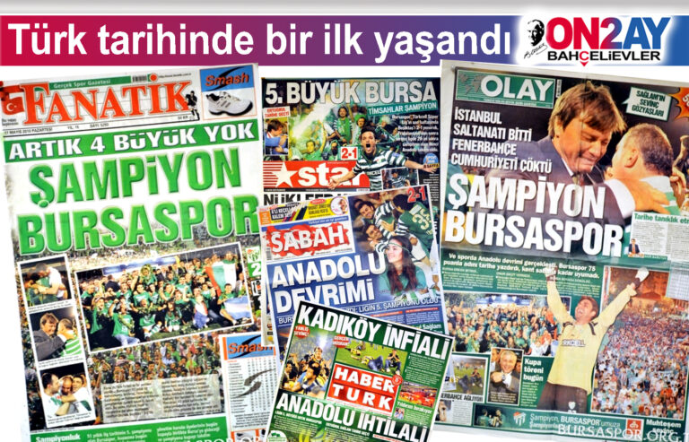Türk tarihinde bir ilk yaşandı. Bursaspor küme düştü