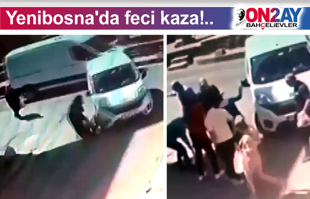 Yenibosna'da feci kaza!