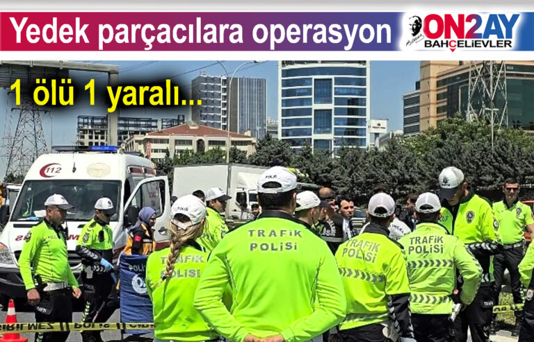 Bahçelievler, Yenibosna, Çobançeşme'de makas faciası 1 ölü 1 yaralı..